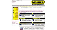 Desktop Screenshot of maguire-eng-services.co.uk